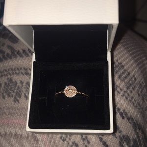 Authentic Pandora Rose Gold Ring